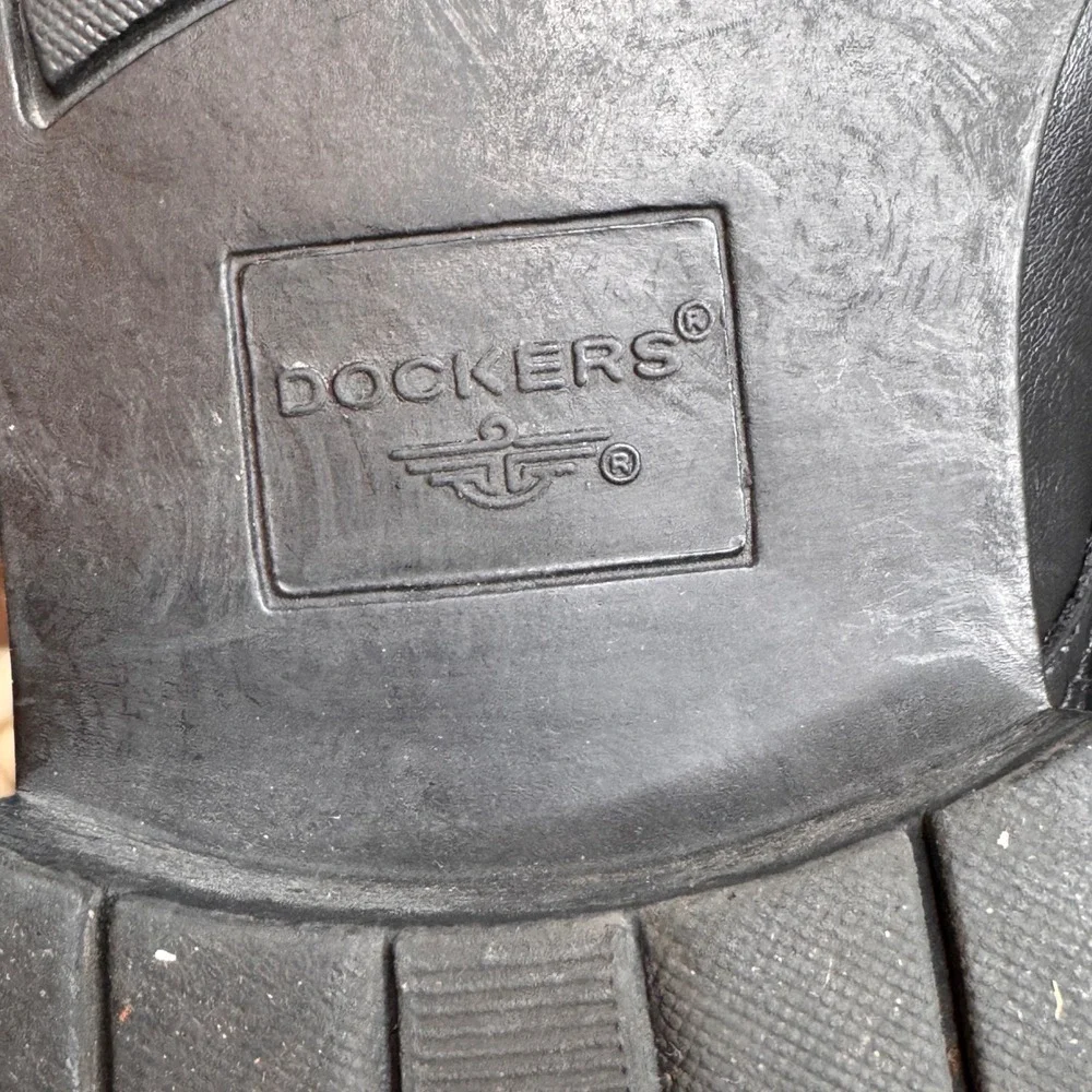 Dockers Mens Dress Shoes Black Leather Lace Up‎ Oxford Business Casual Size 12